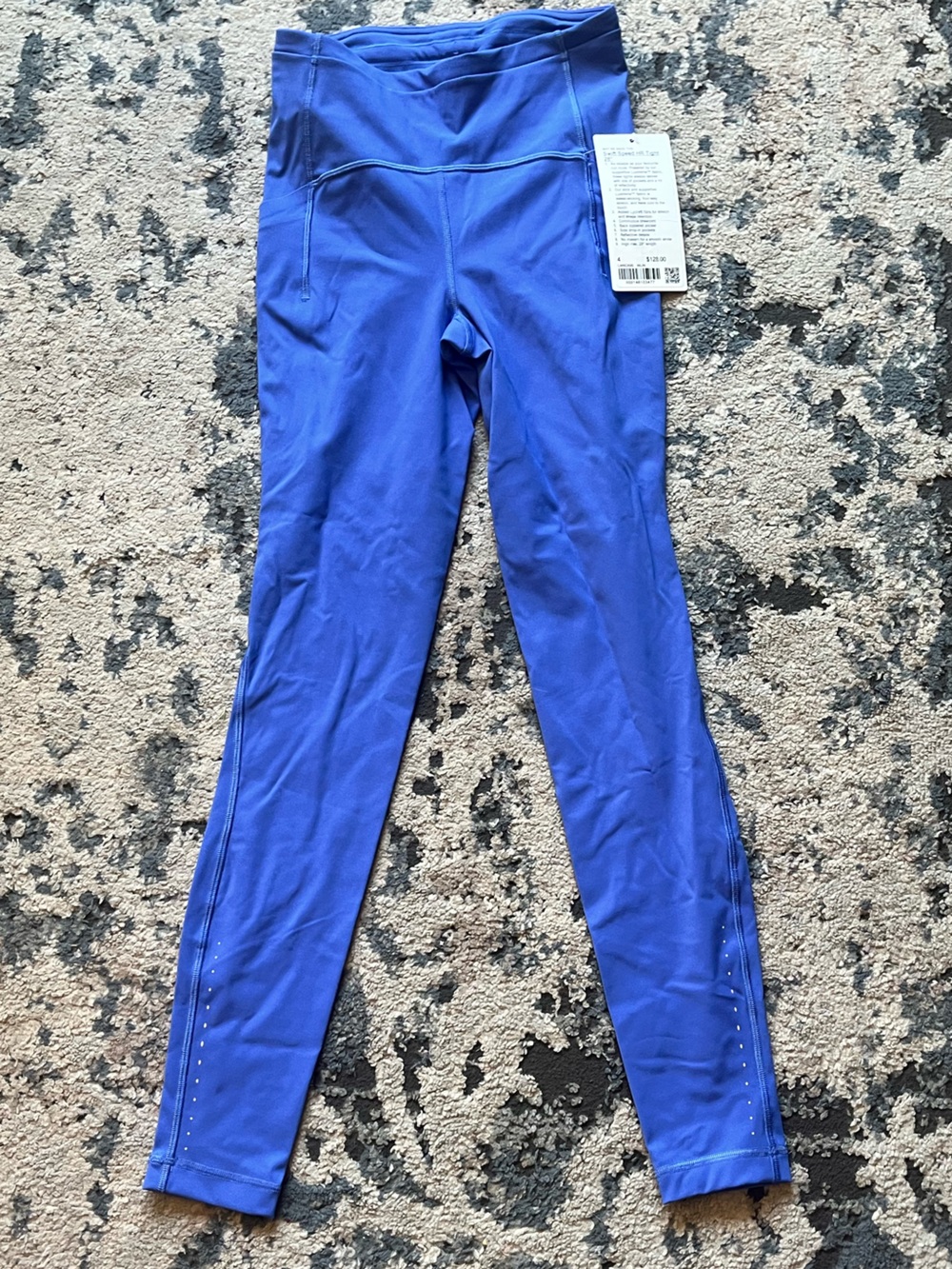 Women’s Lululemon Swift Speed 28 Inch Legging in Wild Indigo with Pockets